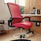 Flash Furniture Kelista Mid-Back Red Mesh Ergonomic Drafting Chair with Adjustable Foot Ring and Flip-Up Arms BL-X-5M-D-RED-GG - alternate 7